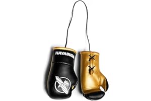 Hayabusa Mini Boxing Gloves, Men and Women Boxing Gifts - Black/Gold