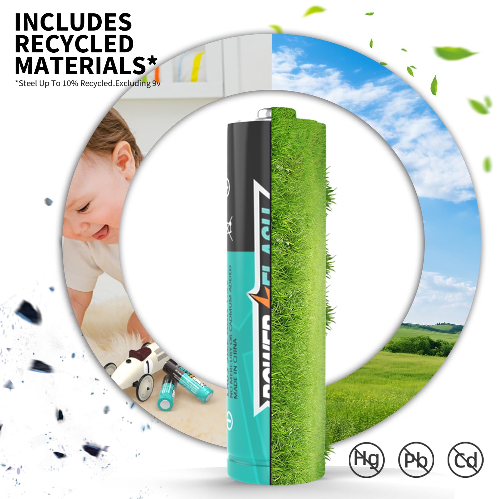 36 AAA Batteries, Battery Provide Long Lasting Power, 10 Year 3a Batteries Warranty, Alkaline AAA Batteries, AAA Battery for Home and Office Equipment