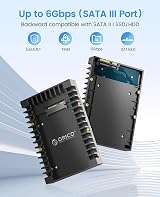 5 Packs ORICO 2.5 to 3.5 SSD HDD Drive Bay Adapter SATA III Caddy Bracket Tray view 3