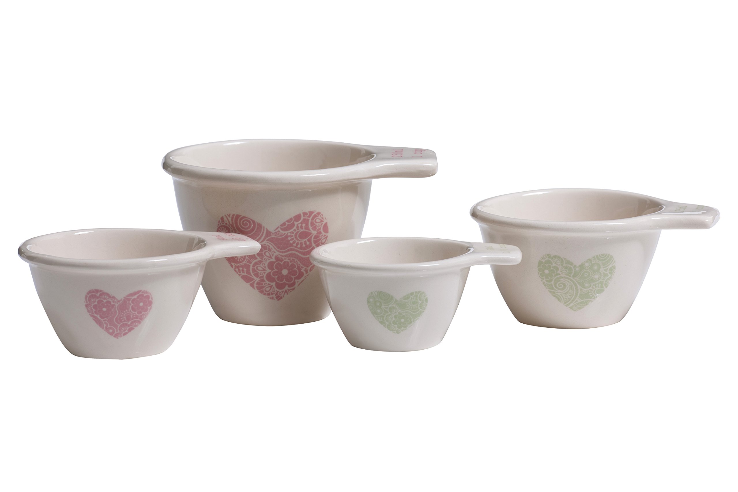 Premier Housewares Dolomite Lola Measuring Cups, Cream, Set of 4
