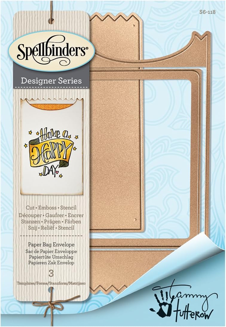Spellbinders Shapeabilities Paper Bag Envelope Die, Metal, Multi-Colour, 22 x 13.9 x 0.2 cm - Image 5