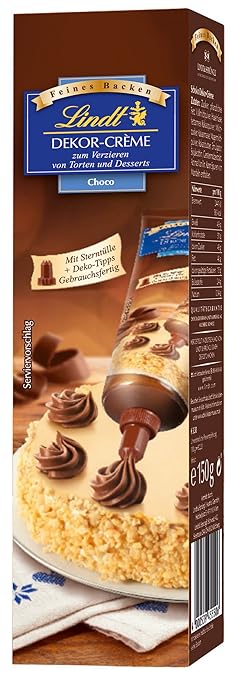 Lindt Sprungli Dekor Creme Choco 2er Pack 2 X 150 G Amazon De Lebensmittel Getranke