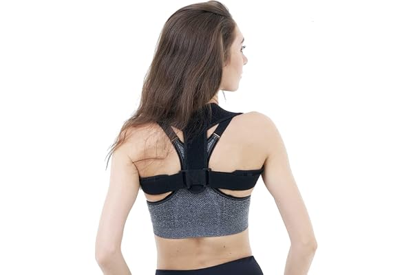 Posture Corrector for Women and Men,Adjustable Upper Back Brace, Breathable Back Support straightener, Providing Pain Relief