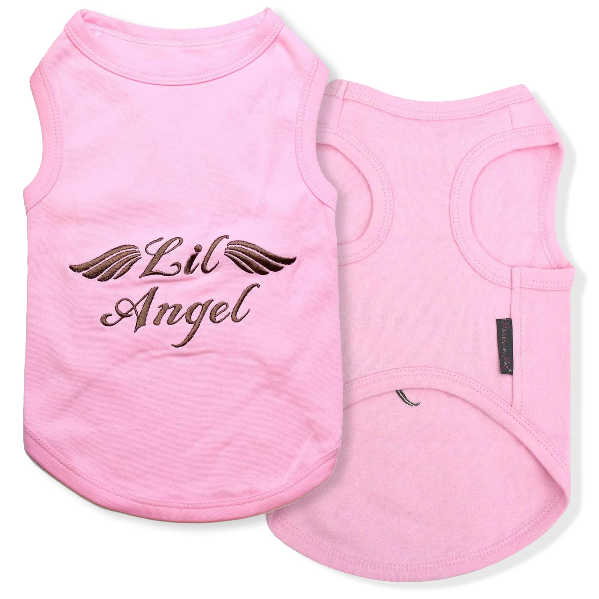 Parisian Pet Lil Angel Dog T-Shirt, 3X-Large, Pink