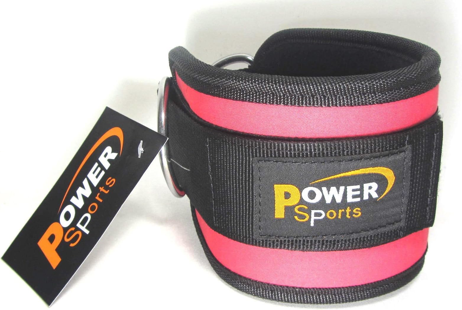 Power Sports Ankle Strap FUCHSIA-PINK Neoprene Exercise Cable Gym Machine Attachment Power Training/Lifting Gym Fitness Exercise Ankle Strap SOLD SINGLE