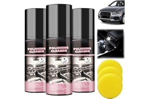 OMEXRY Polishing Cleaner, Car Interior Cleaner, 2025 New Car Interior Detail Polish for Vehicle Detailing, Rubber, Leather, All Purpose Detailer Spray (3PC)