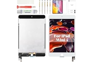 BEXUPULL for iPad Mini 4 Screen Replacement for iPad Mini 4 LCD Screen Replacement Digitzer for iPad Mini 4 Touch Screen Display Assembly Repair Kits A1538 A1550 White
