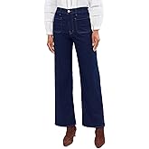 Madewell Womens The Emmy Wide-Leg Jean in Rinse Wash