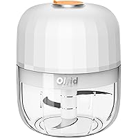 Electric Mini Garlic Chopper, Olrid Mini Chopper Food Processor, Garlic Mincer, for Chop Onion Ginger Vegetable Pepper…