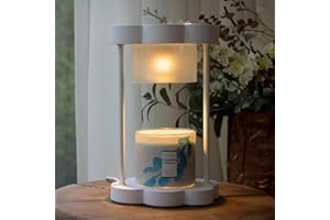 MAKYTWOW Candle Warmer Lamp with Dimmer, 0-6 HoursTimer, Compatible with Yankee Candle Large Jar Candle, Home Decor Gift for her, Valentine's Day Gift, Gift for mom, Scented Jar Candles Heater, White