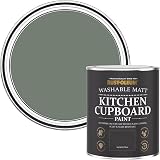 Rust-Oleum Green Kitchen Cupboard Paint Matt Serenity 750ml