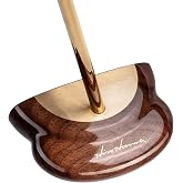 HONMA VT Center Shaft Mallet Putter, Walnut Wood Head, 34", Right Handed | High MOI &bull; CNC Milled Copper Face &bull; Gold-Plated Finish &bull; Precision Roll &bull; Premium Craftsmanship