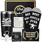iAOVUEBY Gifts for Uncle from Niece Nephew - Best Uncle Ever Birthday Gifts, Present for Cool & New Uncles, Great Uncles Gift Set with 20oz Tumbler for Valentines Day, Birthday