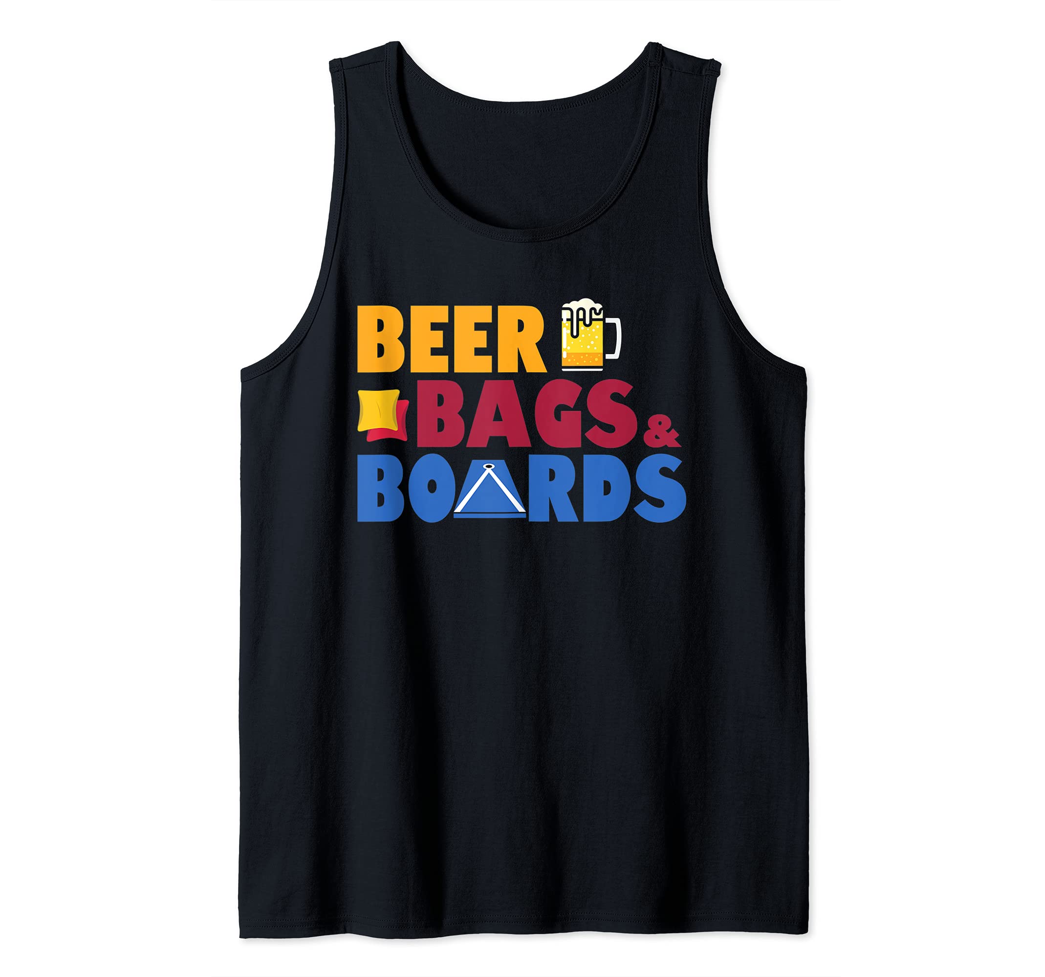 Beer Bags and Boards | Funny Cornhole Tournament Trophy Tank Top