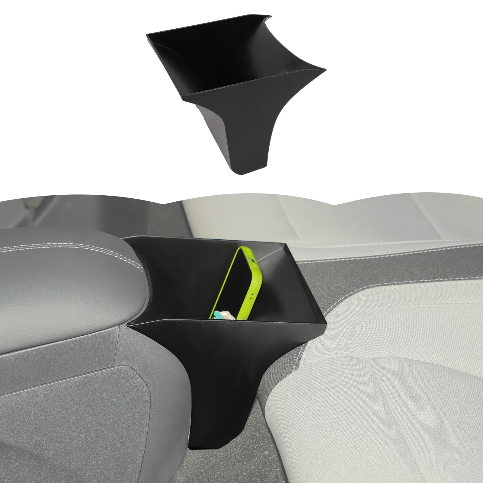Photo 1 of RT-TCZ Rear Storage Box Tray Organizer Center Console Accessories for Ford Mustang 2015-2024