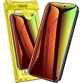 Fotbor [New Updated] for iPhone 16 Pro Privacy Screen Protector, 2 Pack Colorful Gradient Anti-Spy Anti-Blue Light 7H Hardness Film [Auto-Alignment Tray], No Peeling Shatterproof Bubble Free