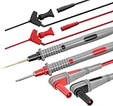 Cleqee 21Pcs Multimeter Test Leads Kit with Replaceable Probes, Clips & Tweezer view 2