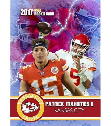 Amazon.com: Patrick Mahomes II 2017 NFL Gold Rookie Gems Card RC Kansas  City Chiefs : Collectibles & Fine Art