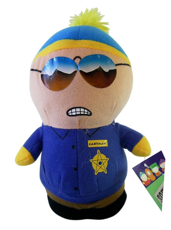Southpark Cop Cartman Plush Cartman Doll (8 in) Toys & Games