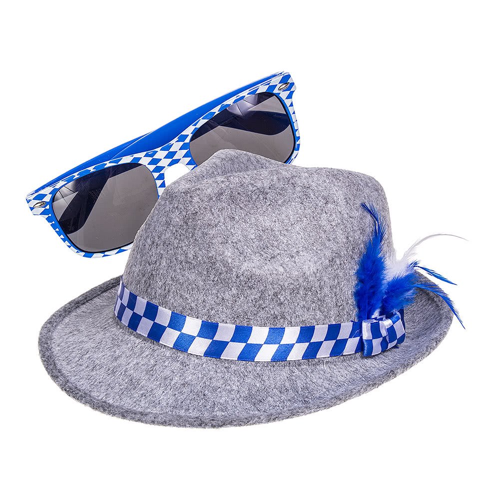 Adult's Oktoberfest Hat & Sunglasses Set