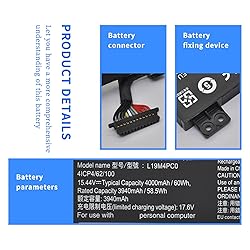 HXPK L19M4PC0 L19C4PC0 Laptop Battery for Lenovo