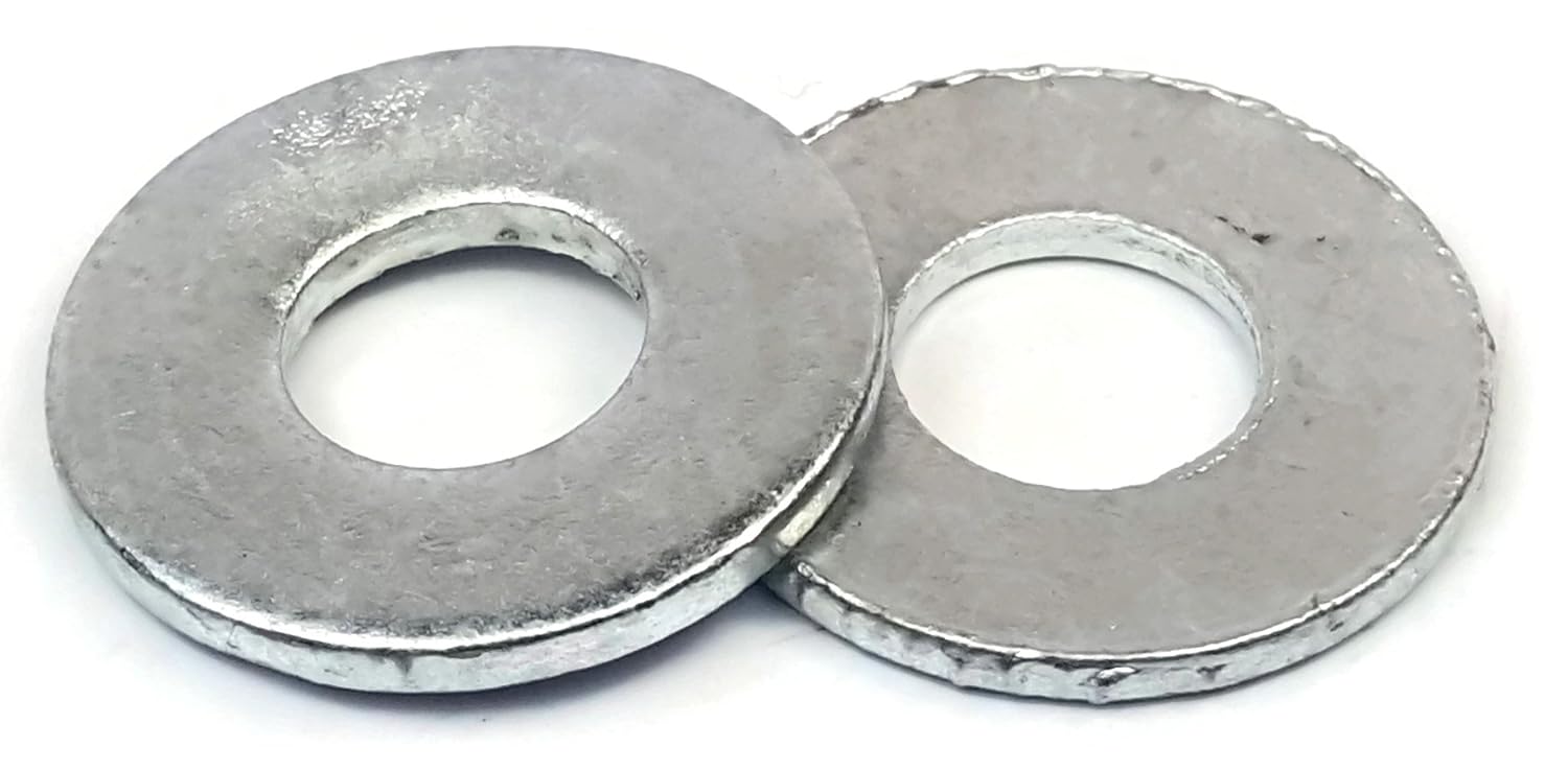 Flat Washers Hot Dipped Galvanized USS 1/4" (ID 5/16", OD 3/4") Qty
