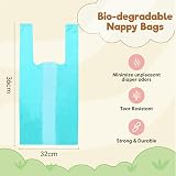 Bambi Baby 300pc Biodegradable Nappy Bags Eco Friendly Compostable view 3