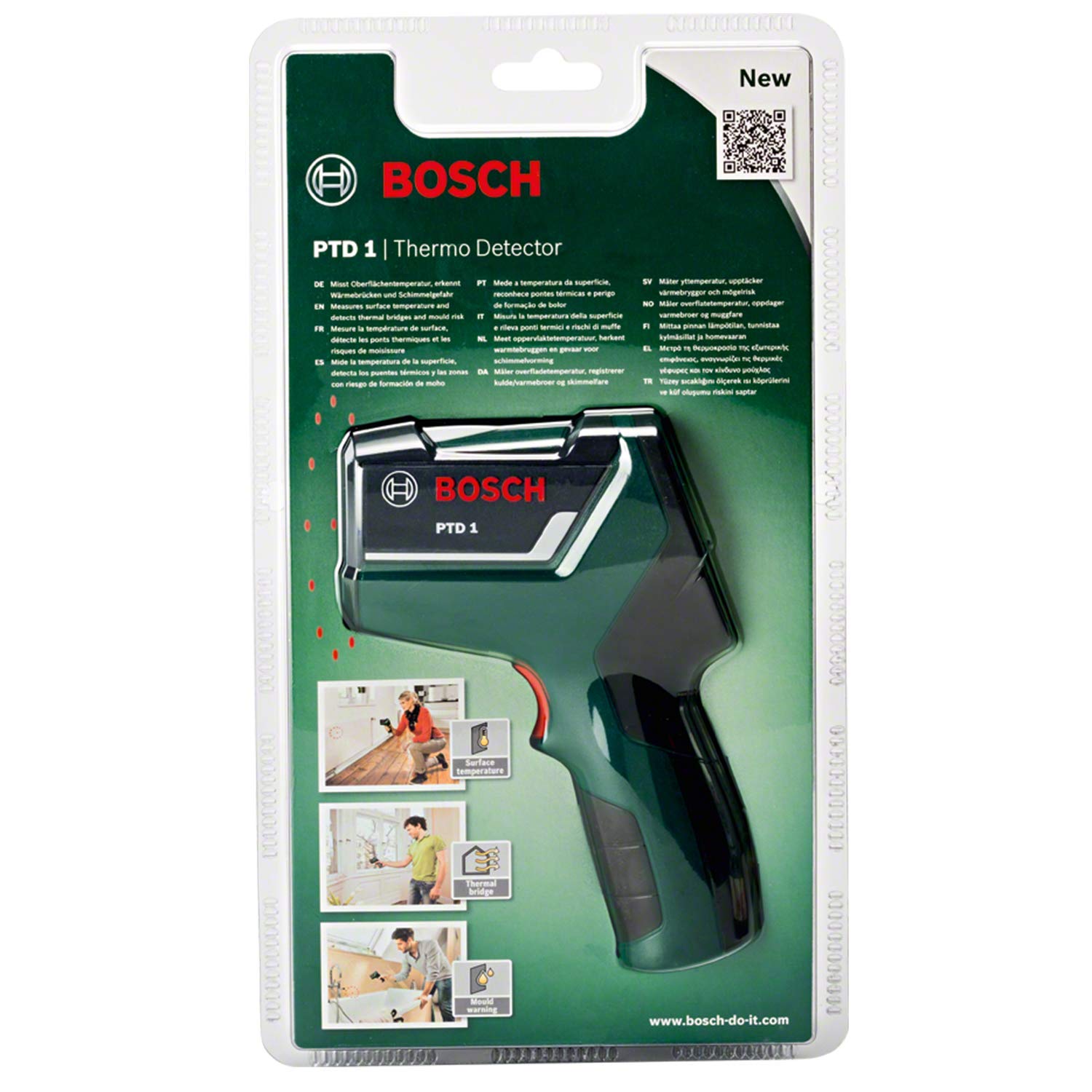 Ptd1 Thermal Detector With Infrared Sensor Case Household