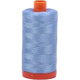 Aurifil A1050-2720 Solid 50wt 1422yds Light Delft Blue Mako Cotton Thread