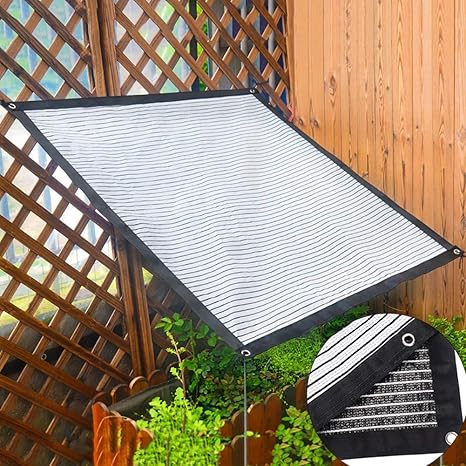 Amazon Co Jp 日除け グロメット付き反射アルミネットシェードクロスエッジ 屋外の植物 屋根 パーゴラ プールの陰の帆 暗号化 Size 1 8 3m ホーム キッチン