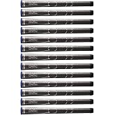 Winn Grips Dri-Tac 13 Piece Midsize (+1/16") Dark Gray Golf Grip Bundle - Comfortable feel Tackiness Non-slip for All-Weather conditions - Shock Absorption for Arthritic and Hand Fatigue Sufferers - Winn Dry polymer material - Advanced vertical seam