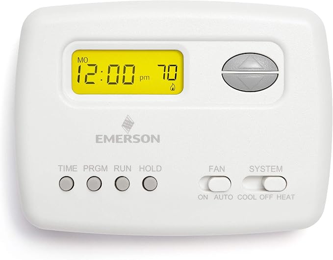 Emerson 1F78-151 5-2 Day Programmable Thermostat for Single-Stage