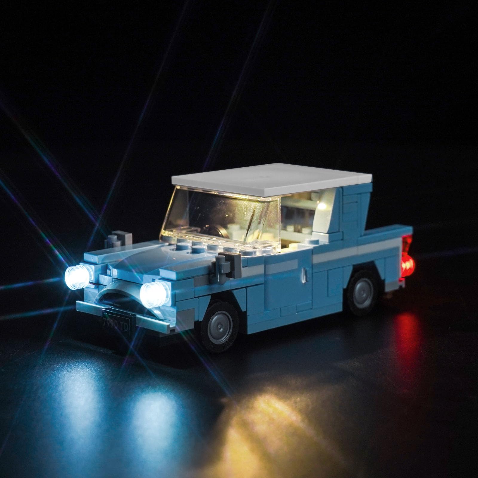 Led Light Set for Lego Flying Ford Anglia (No Lego), Decoration Lighting Set for 76424 Creative Toys — image 1