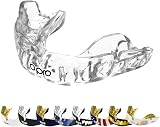 OPRO Instant Custom-Fit Mouthguard Clear White Adult Kids Dentists Level Fit