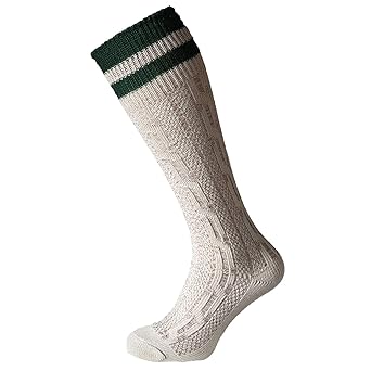 Gesteiner Leather | Trachtensocken Trachtenstrümpfe Herren Loferl Wadenwärmer Kniebundstrümpfe Trachten Socken Lang mit Zopfm