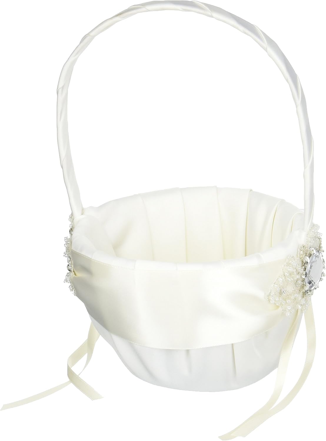 Diseño carril hiedra accesorios de boda Elizabeth cesta de flores niña