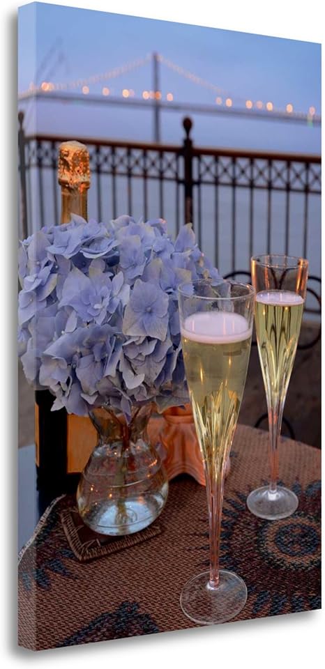 Amazon Com Dream Cafe Bay Bridge 19 By Alan Blaustein Fine Art Giclee Print On Gallery Wrap Canvas Ready To Hang Posters Prints