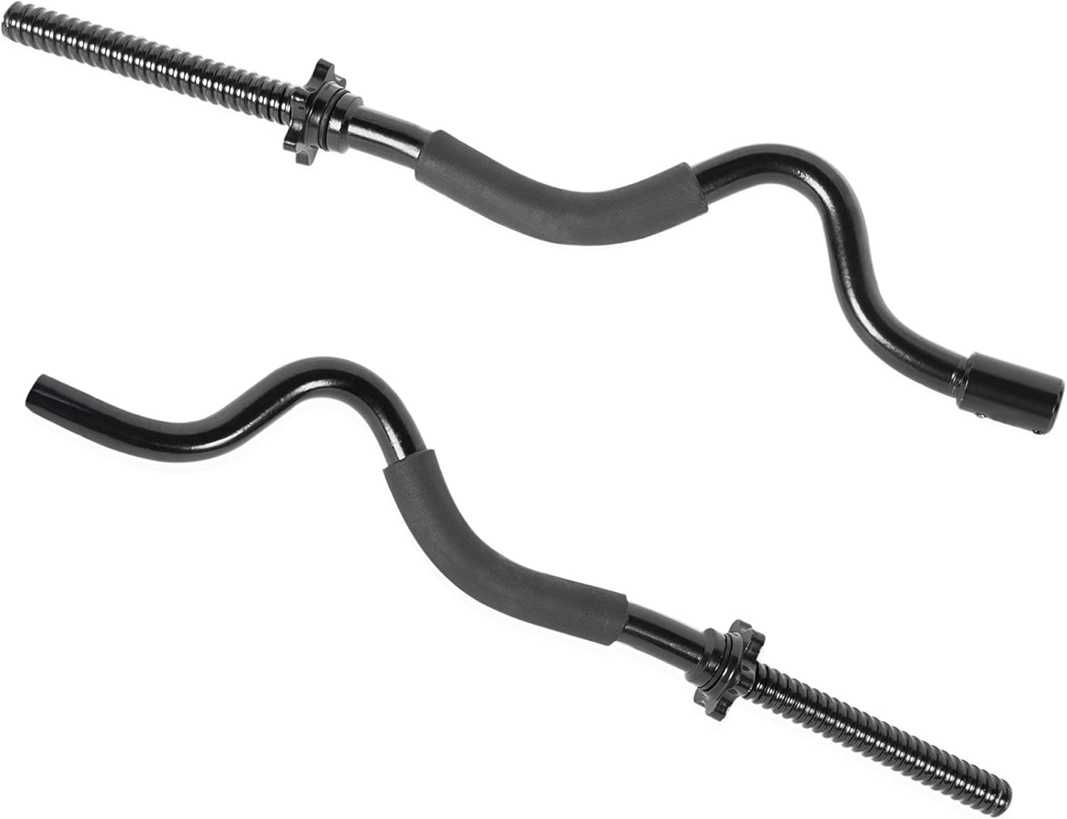 CAP Barbell RB-48T2B Super Curl Bar, Black, 48" : Sports & Outdoors