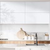 Hode White Wood Vinyl Wrap 60x600cm Self Adhesive Wallpaper Matt view 6