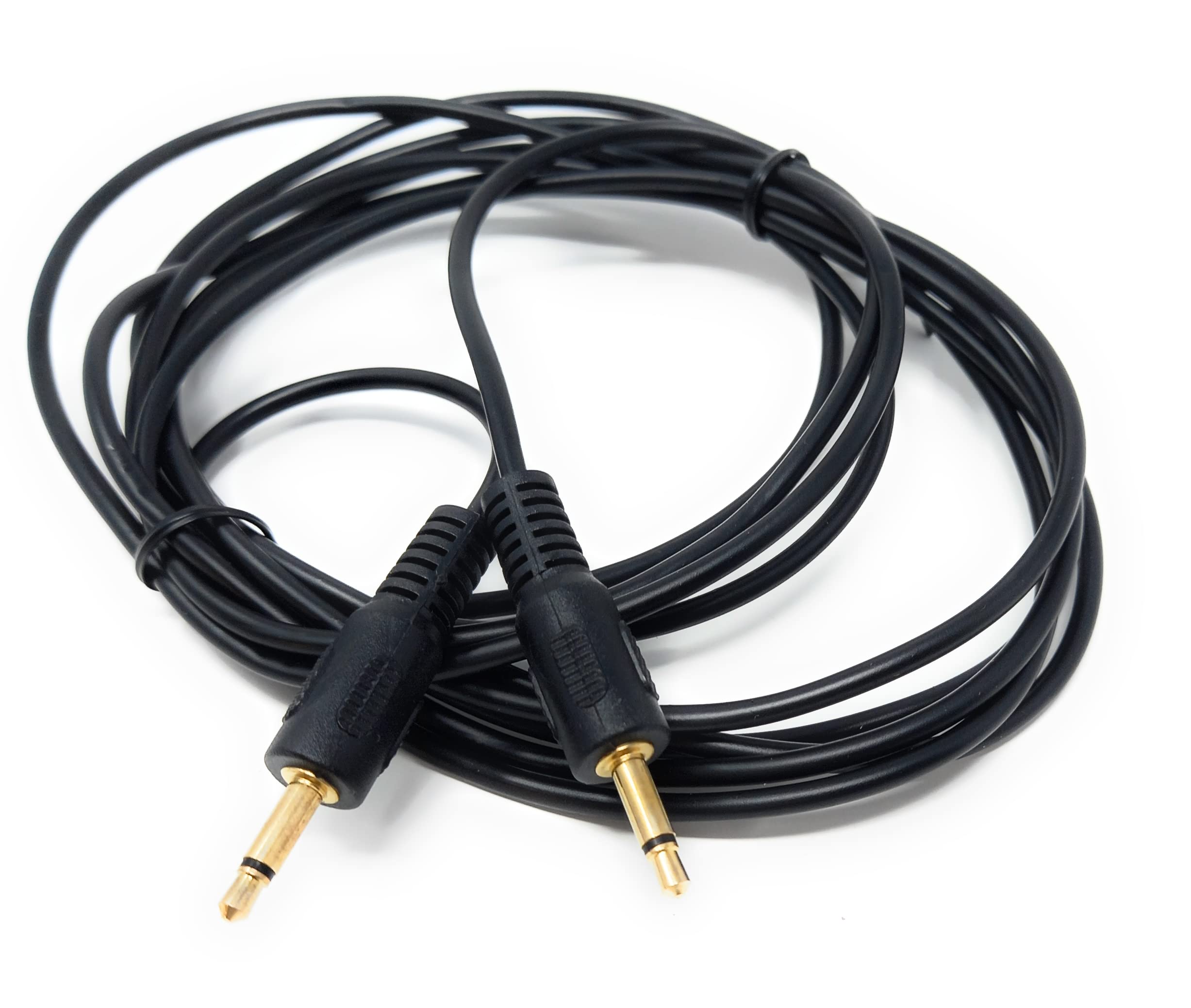 DRUT 3m Mono 3.5mm to 3.5mm Mono Jack Plug Male to Male Cable Lead Gold Connectors 10ft