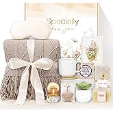 Joyliss Get Well Gifts for Women Self Care Gifts, Sympathy Gift Baskets Spa Gifts Set, Thinking of You Inspirational Hug in a Box Gifts for Mom Her Friend Sister Wife Girlfriend