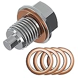 Sodcay Magnetic Oil Drain Plug M14x1.5, Stainless