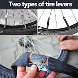 Ghguole Bike Tire Patch Repair Kit 57pcs Patch Levers Storage Case Road MTB view 6