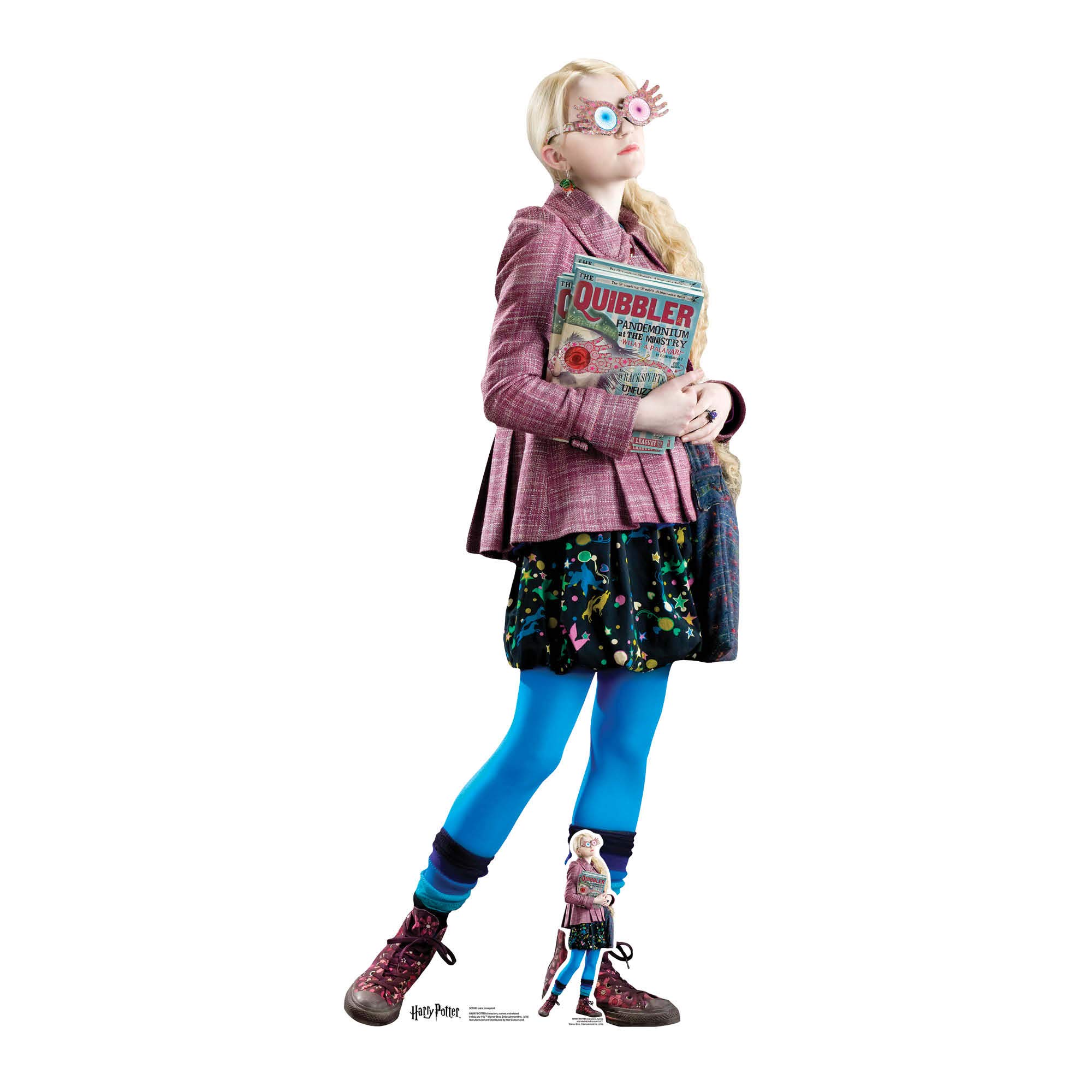 Star Cutouts SC1083 Luna Lovegood (Evanna Lynch) 156cm Tall Lifesize Cardboard Cutout – Official Harry Potter Display for Girls’ Bedrooms, Parties & Collectors