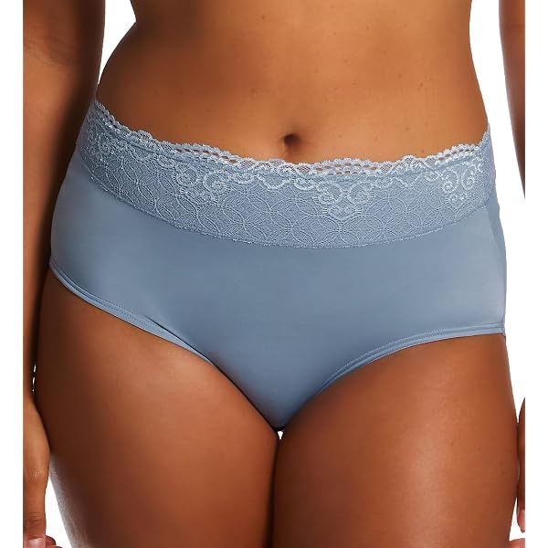 Bali Women's Passion For Comfort Brief Panty, DFPC61, Soft Blue