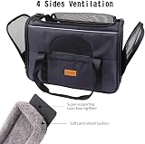 morpilot Cat Carrier Airline Approved Top Opening Breathable Mesh 9kg Grey view 5