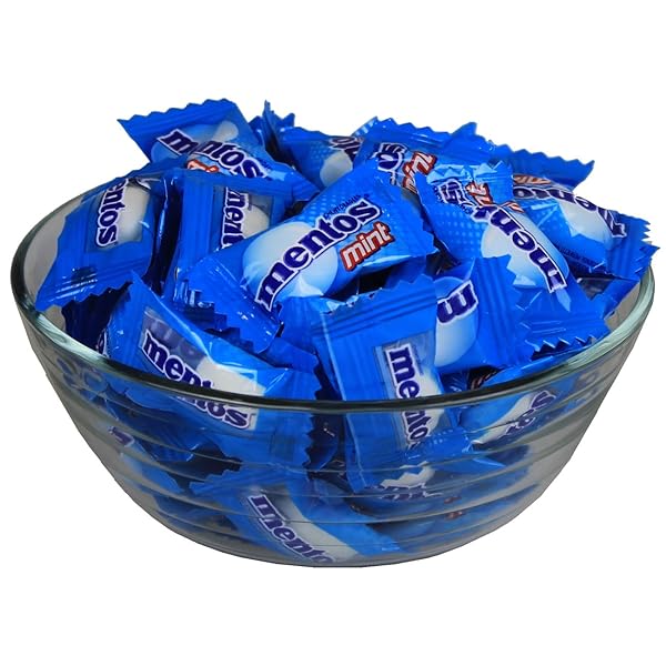 MENTOS MINT 150 SINGLE SERVE PILLOW PACKS 405G 14.3OZ LARGE BAG