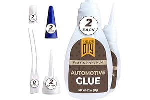 Y’allCanDiy Cyanoacrylate Based Super Glue for Automotive 2 Pk x 0.7 Oz. (20g) – High-Strength Instant Bond for Car Parts, Metal, Plastic, Rubber, Glass & Trim Repairs – Precise, Easy to Apply