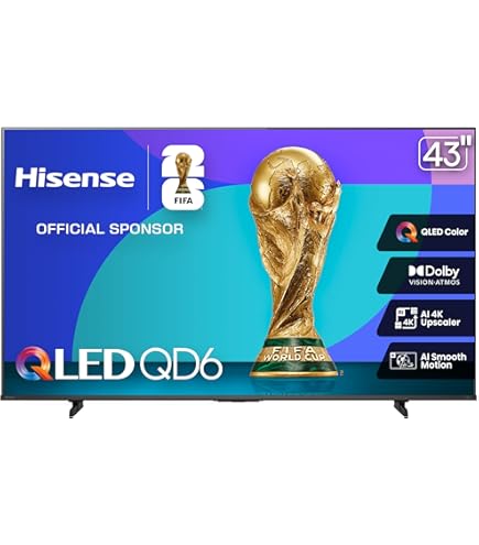 Amazon.com: Hisense 43A6G 43-Inch 4K Ultra HD Android Smart TV