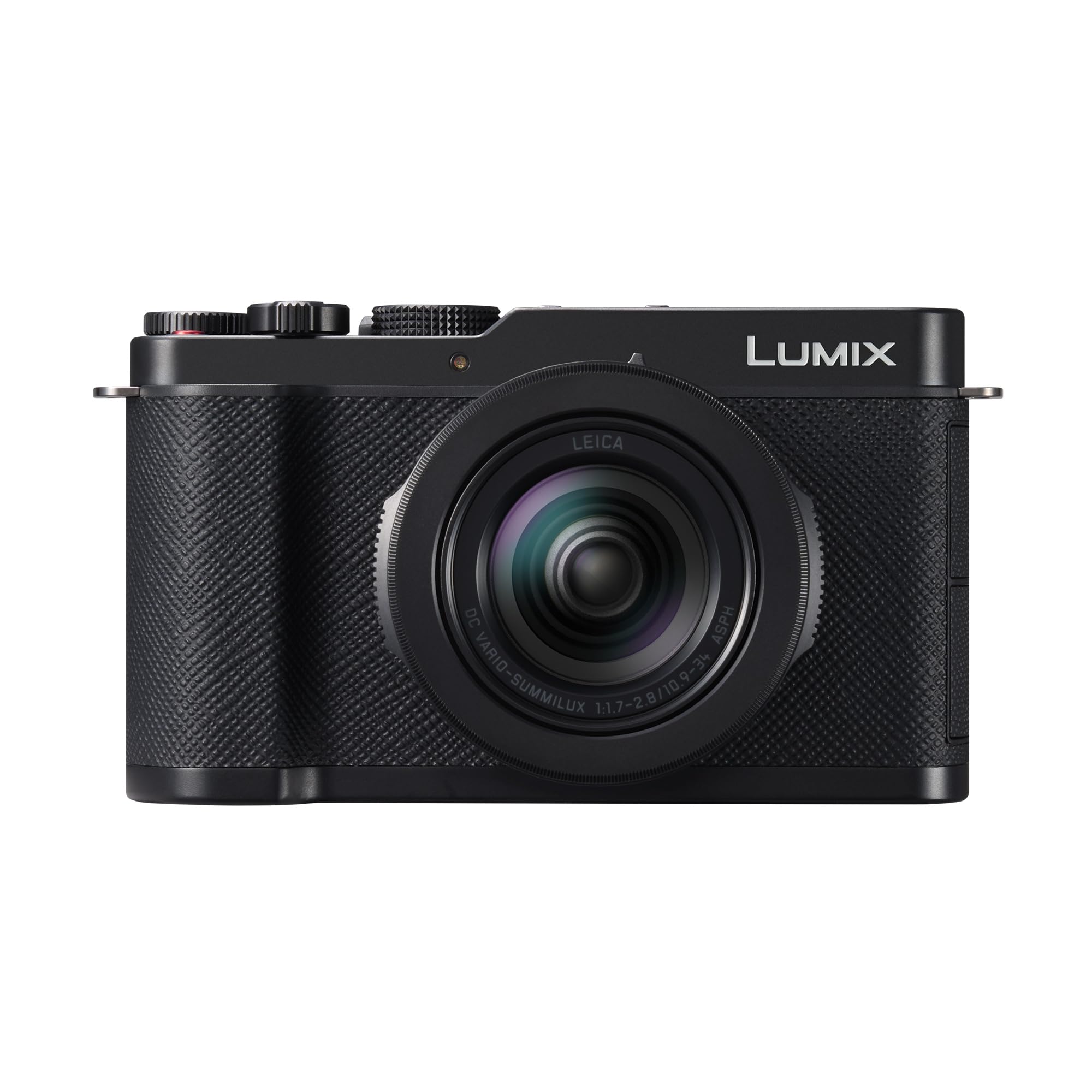Panasonic LUMIX DC-L10E-K Premium-Kompaktkamera mit Leica 24-75 mm F1.7-2.8 Objektiv, 20,4 MP, Phasen-Hybrid-AF, 4K-Video, vertikale Aufnahmen, Schwarz